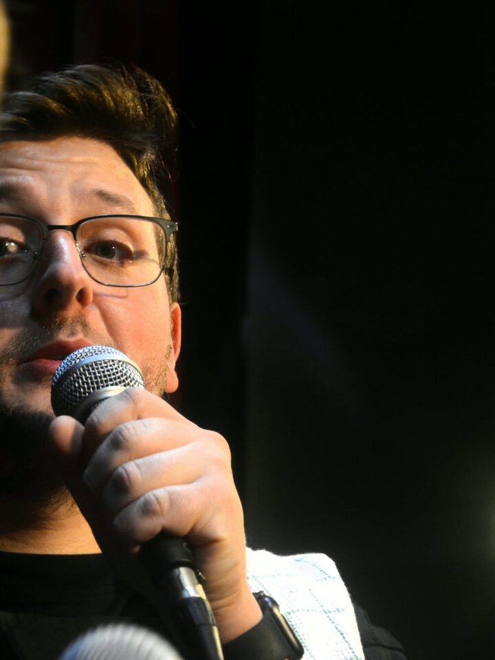 Szene aus den Proben zu &bdquo;Die letzte Runde&ldquo;